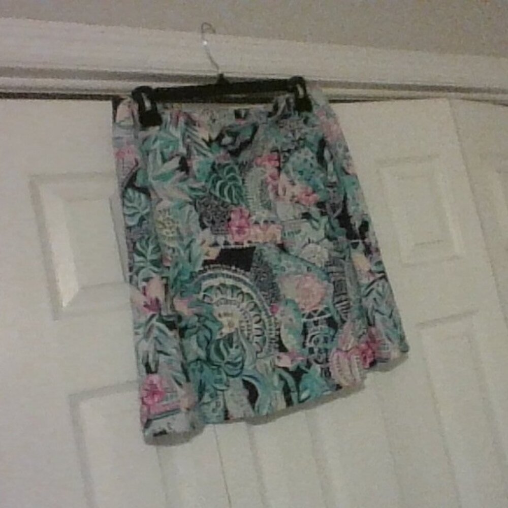Lilly Pulitzer colorful skirt size large